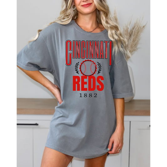 cincinnati reds baseball tshirt