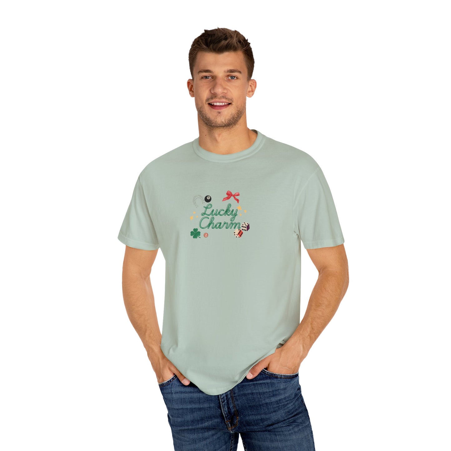 Lucky Charms Unisex Garment-Dyed TShirt - St. Patrick's Day Inspired Tee