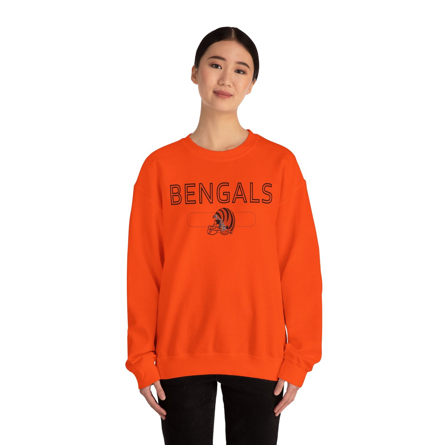 Bengals Helmet - Crewneck Sweatshirt