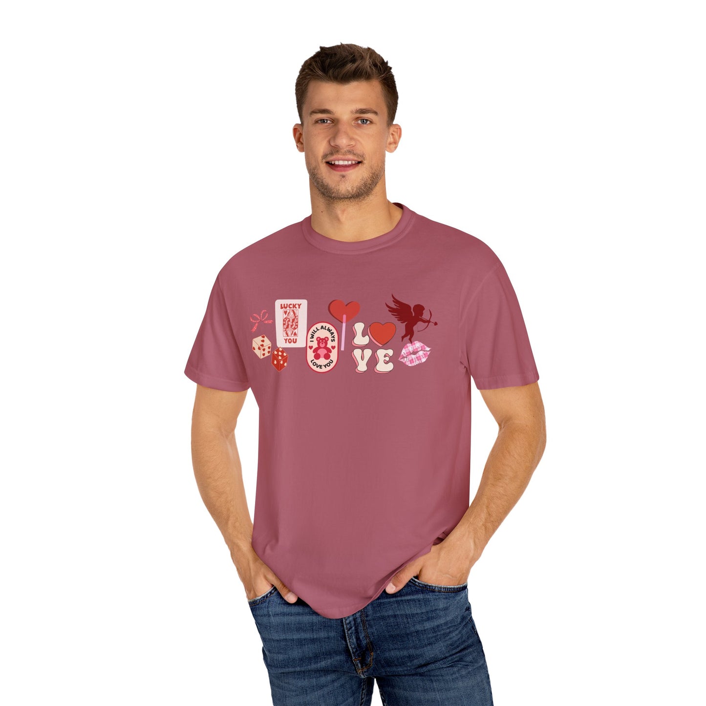 Cupid Collage- Comfort Colors T-shirt