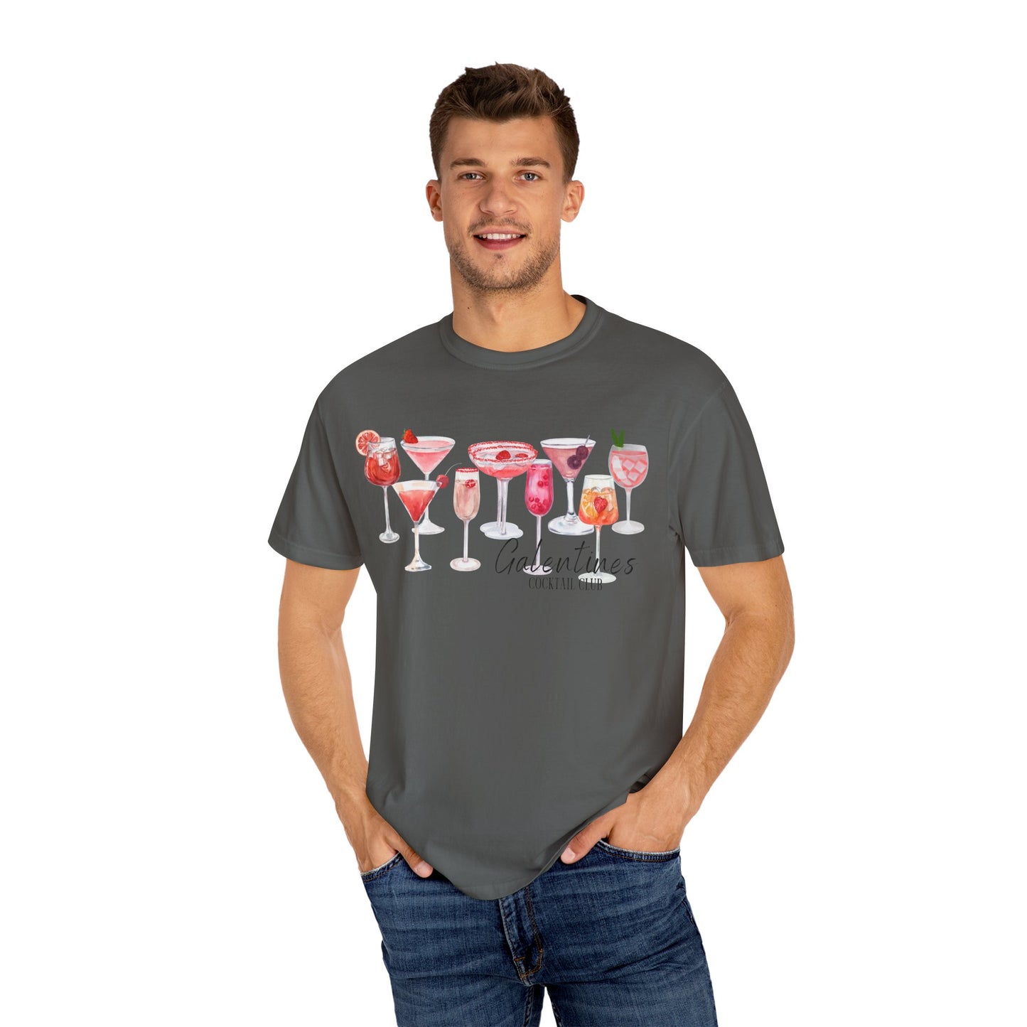 Galentines Cocktail Club- Comfort Colors T-shirt