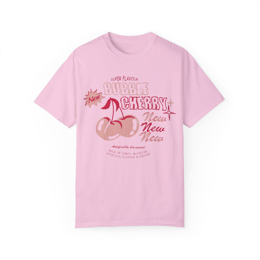 Bubble Gum Cherry- Comfort Colors T-shirt