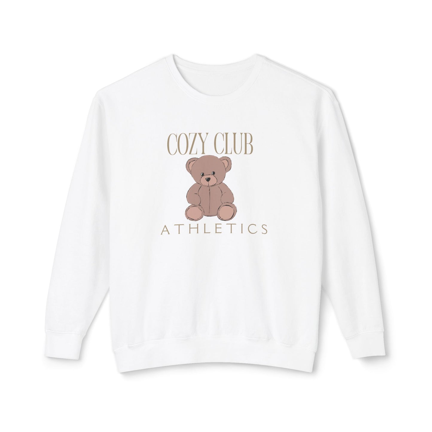 Cozy Club Athletics- Lightweight Comfort Colors Crewneck Sweatshirt