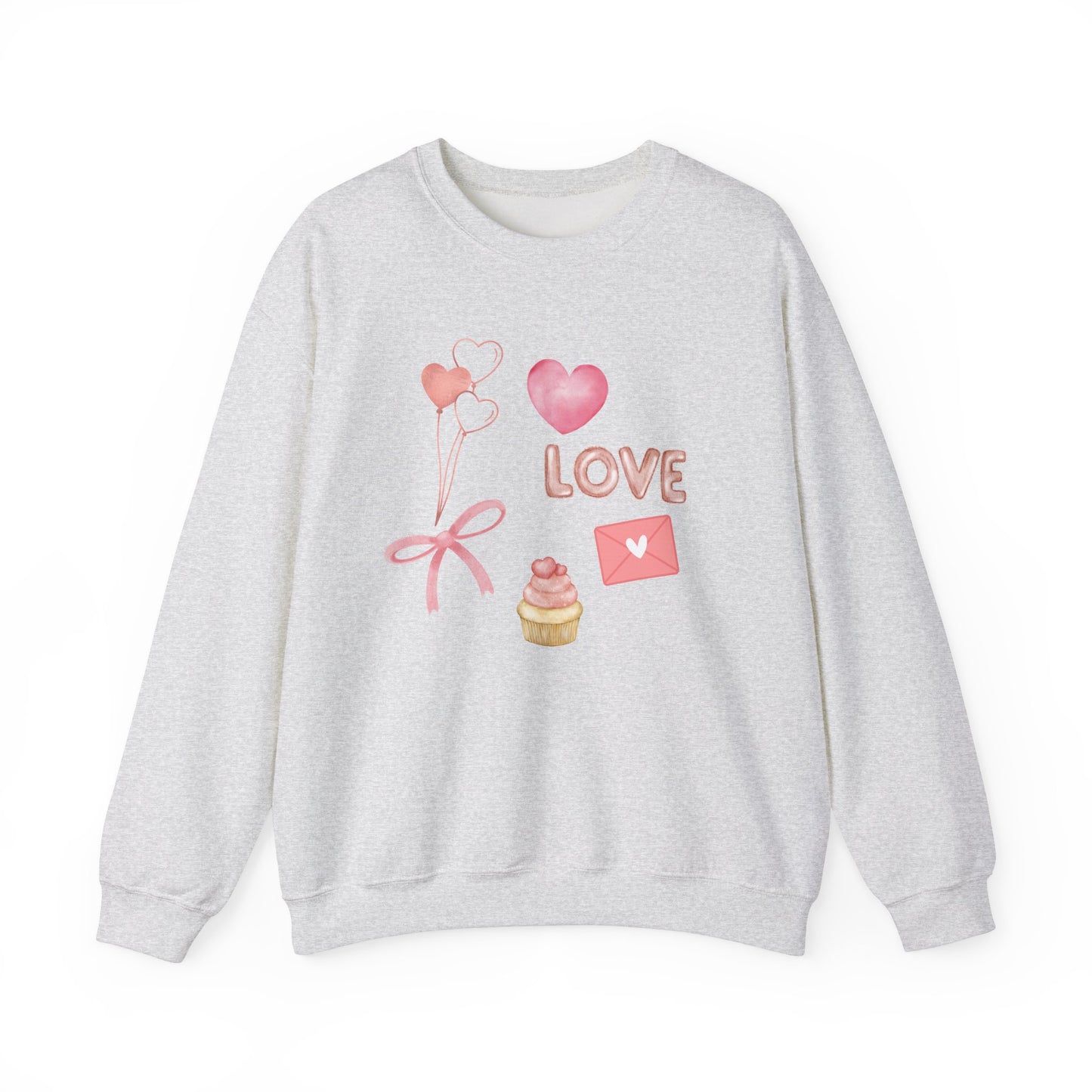 Valentines Collage Crewneck Sweatshirt