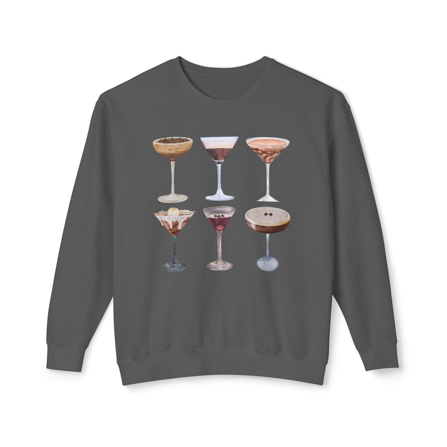 Espresso Martini- Lightweight Comfort Colors Crewneck Sweatshirt