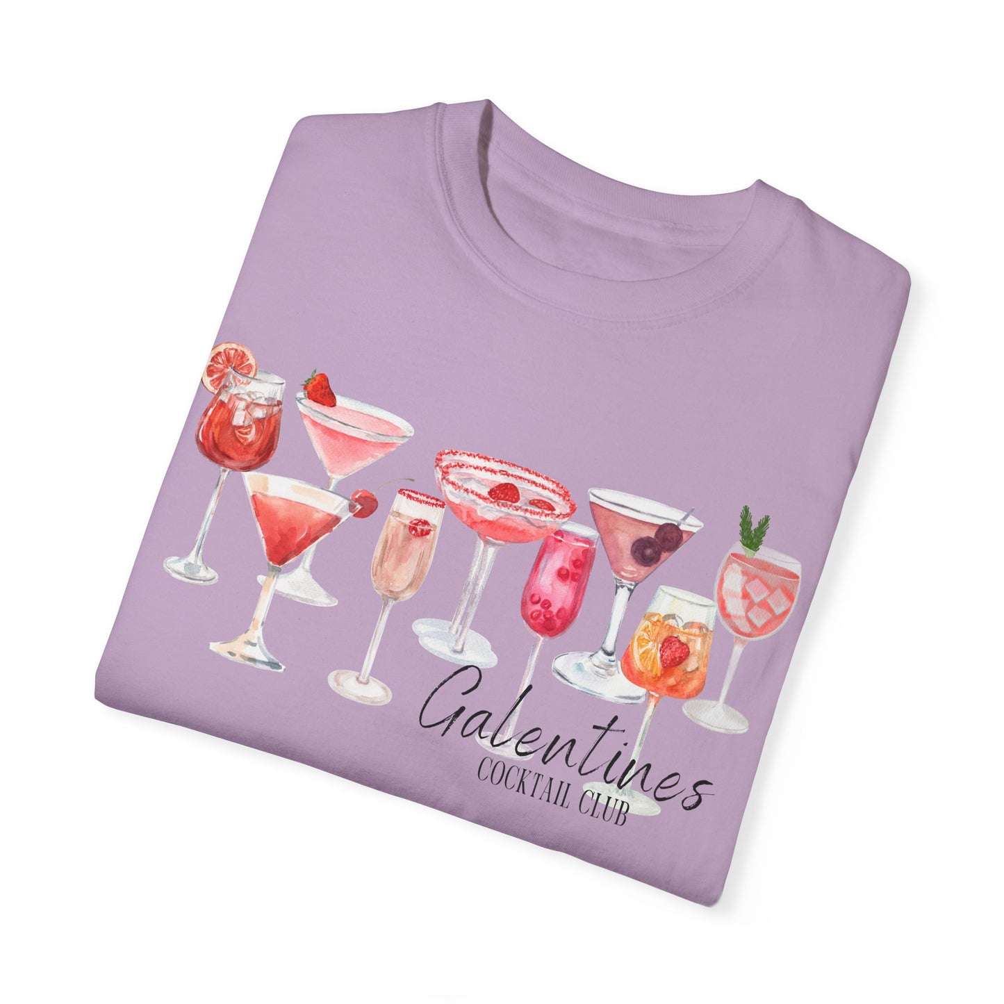 Galentines Cocktail Club- Comfort Colors T-shirt