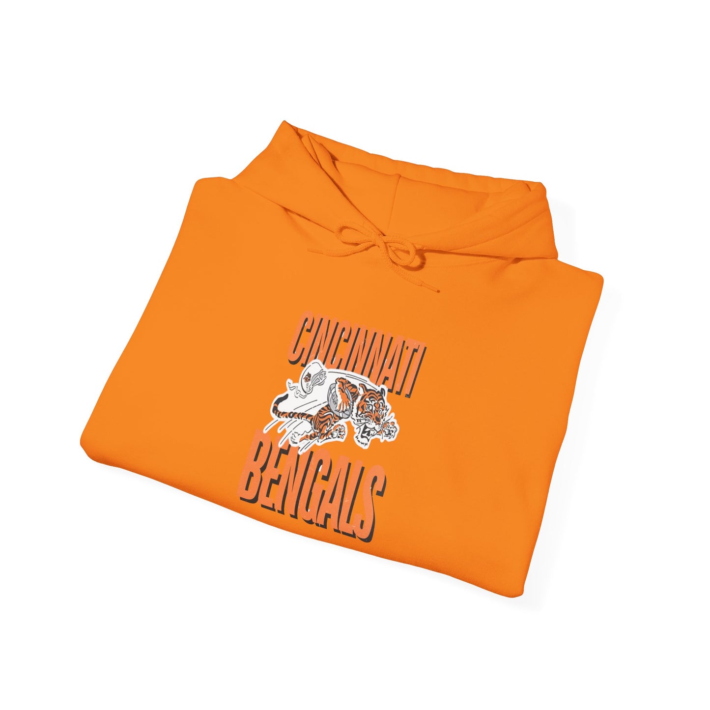 Bengals Vintage Mascot #2- Hooded Sweatshirt