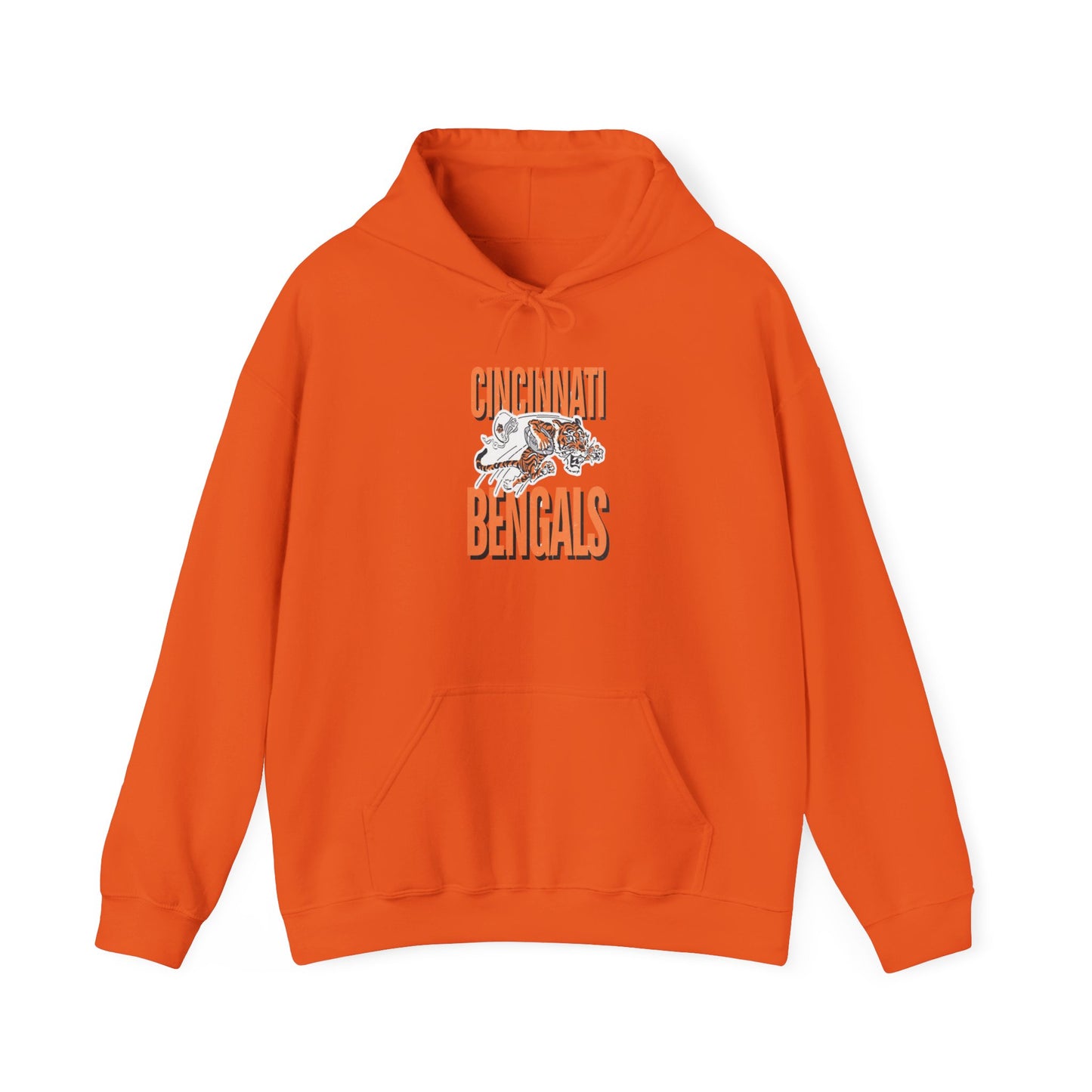 Bengals Vintage Mascot #2- Hooded Sweatshirt