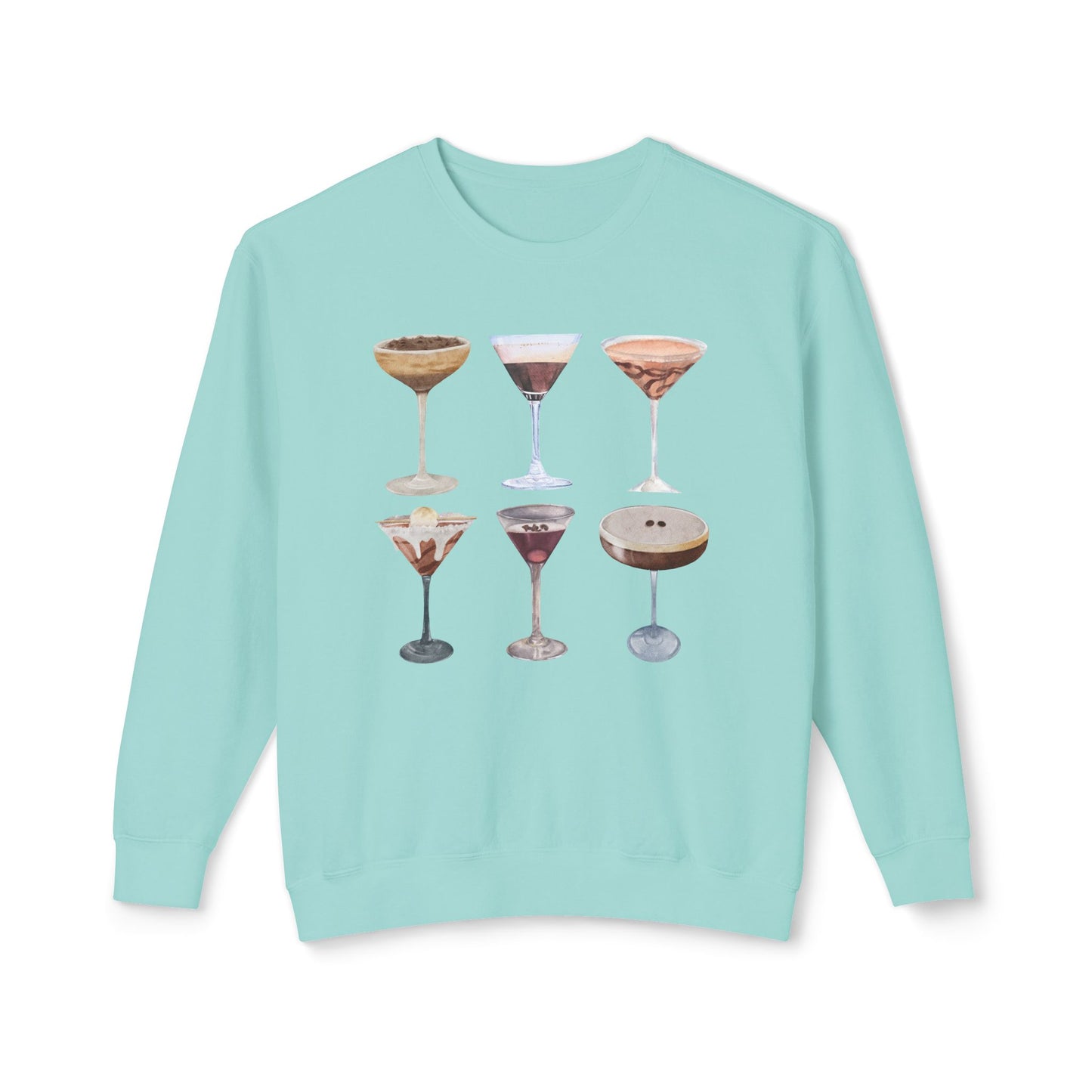 Espresso Martini- Lightweight Comfort Colors Crewneck Sweatshirt