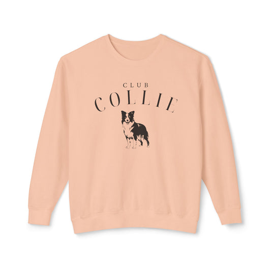 Club Collie - Lightweight Comfort Colors Crewneck Sweatshirt