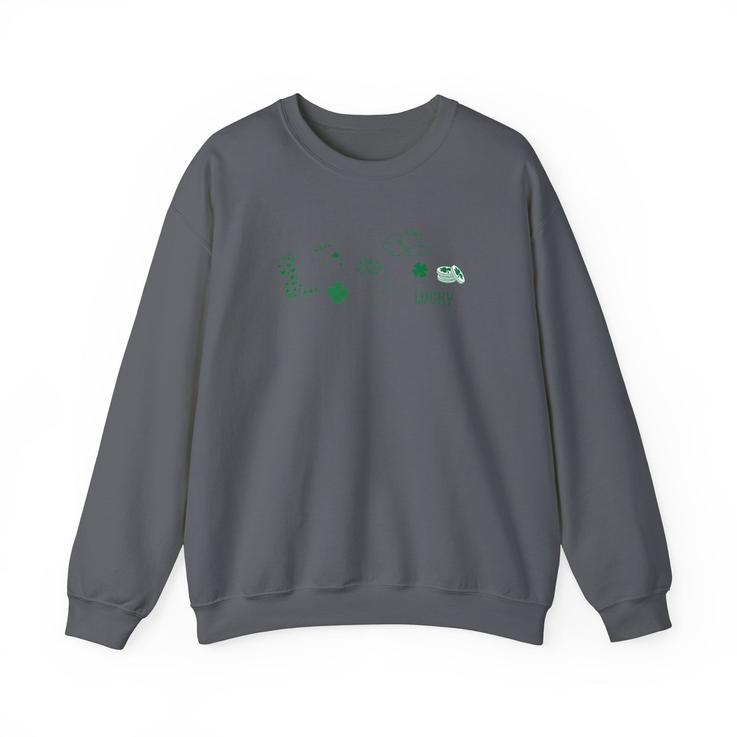 Lucky Collage Crewneck Sweatshirt