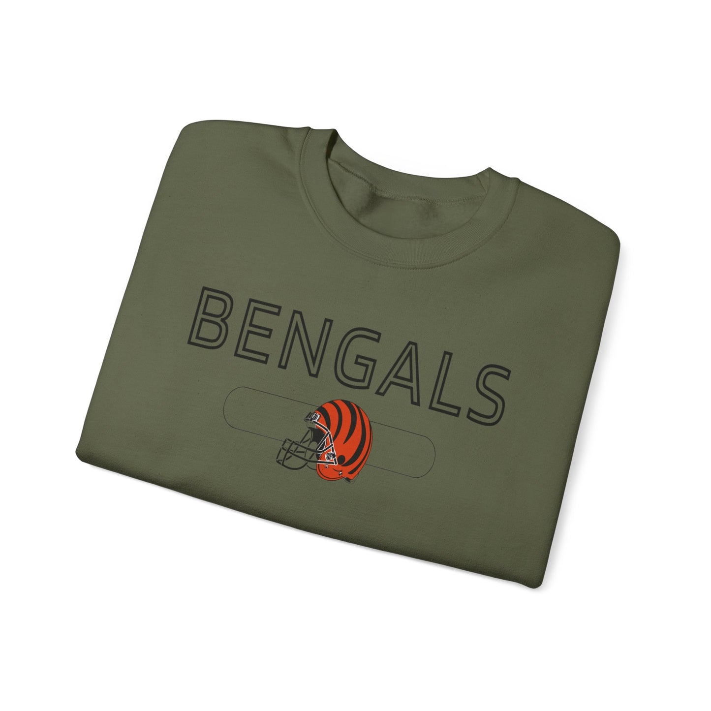 Bengals Helmet - Crewneck Sweatshirt