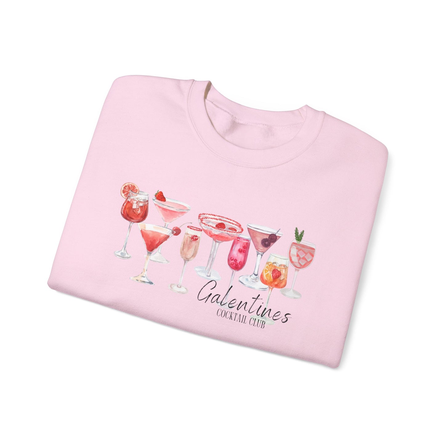 Galentines Cocktail Club - Crewneck Sweatshirt