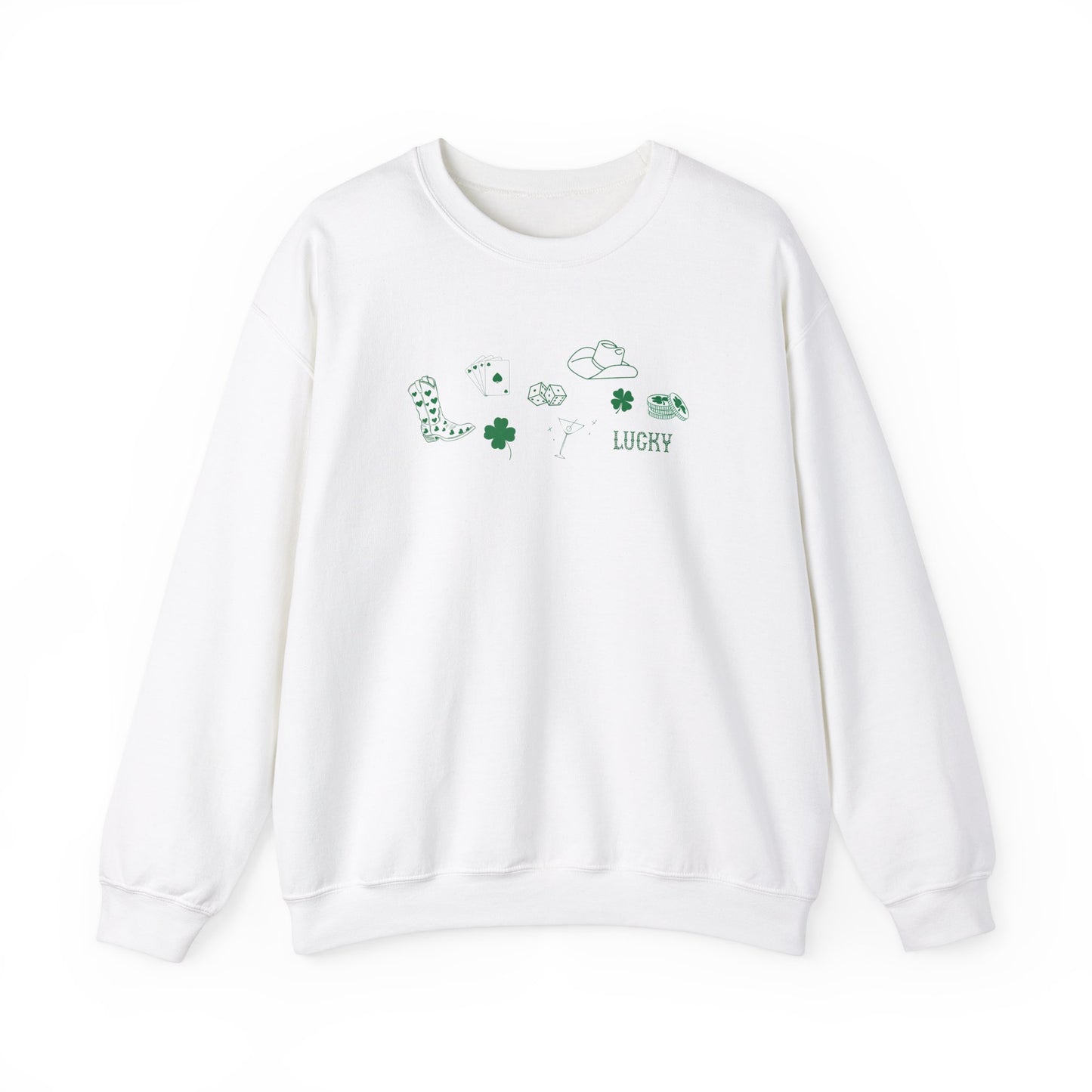 Lucky Collage Crewneck Sweatshirt