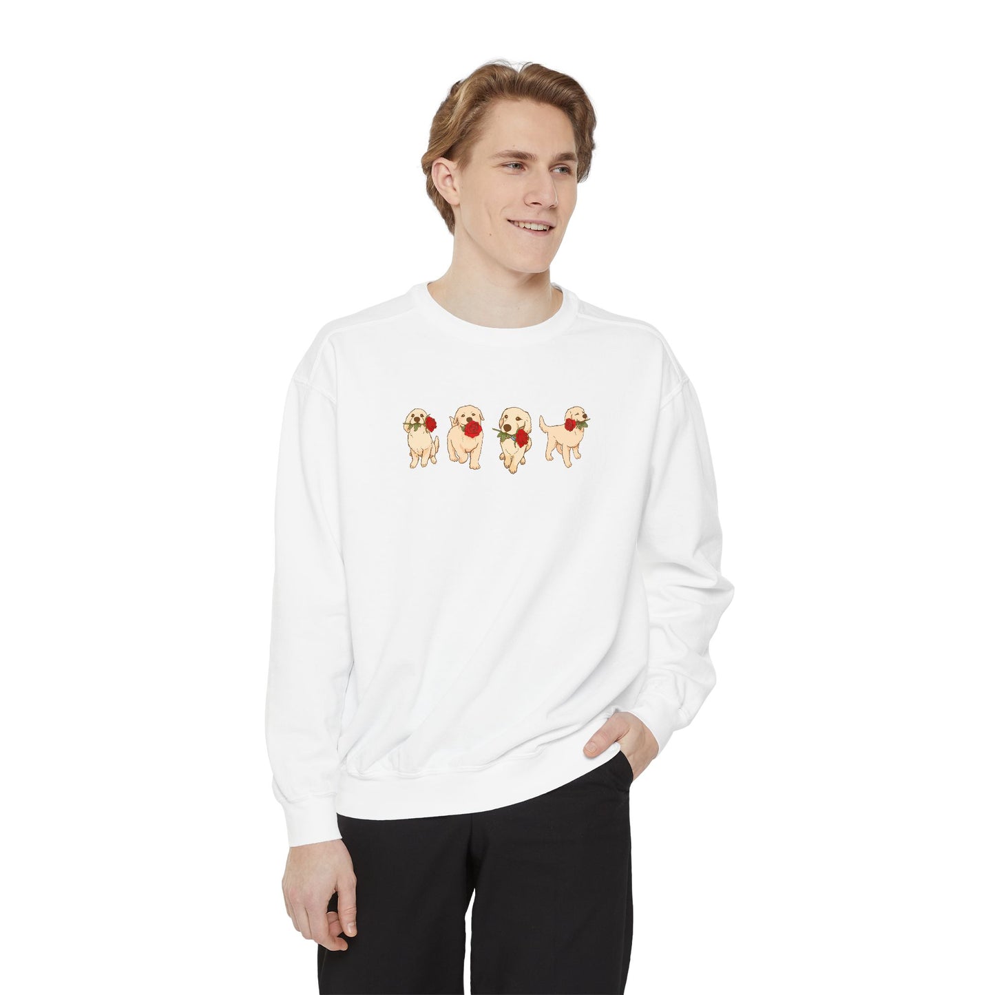 A Golden's Love - Comfort Colors Sweatshirt