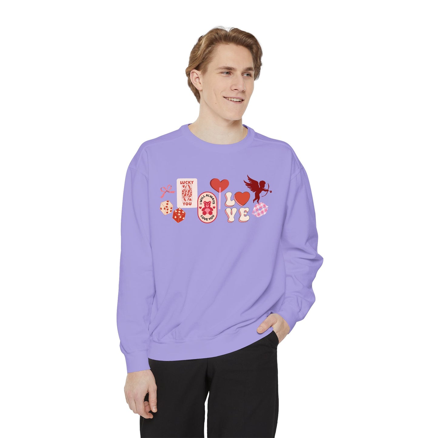 Cupid Collage- Comfort Colors Sweatshirt