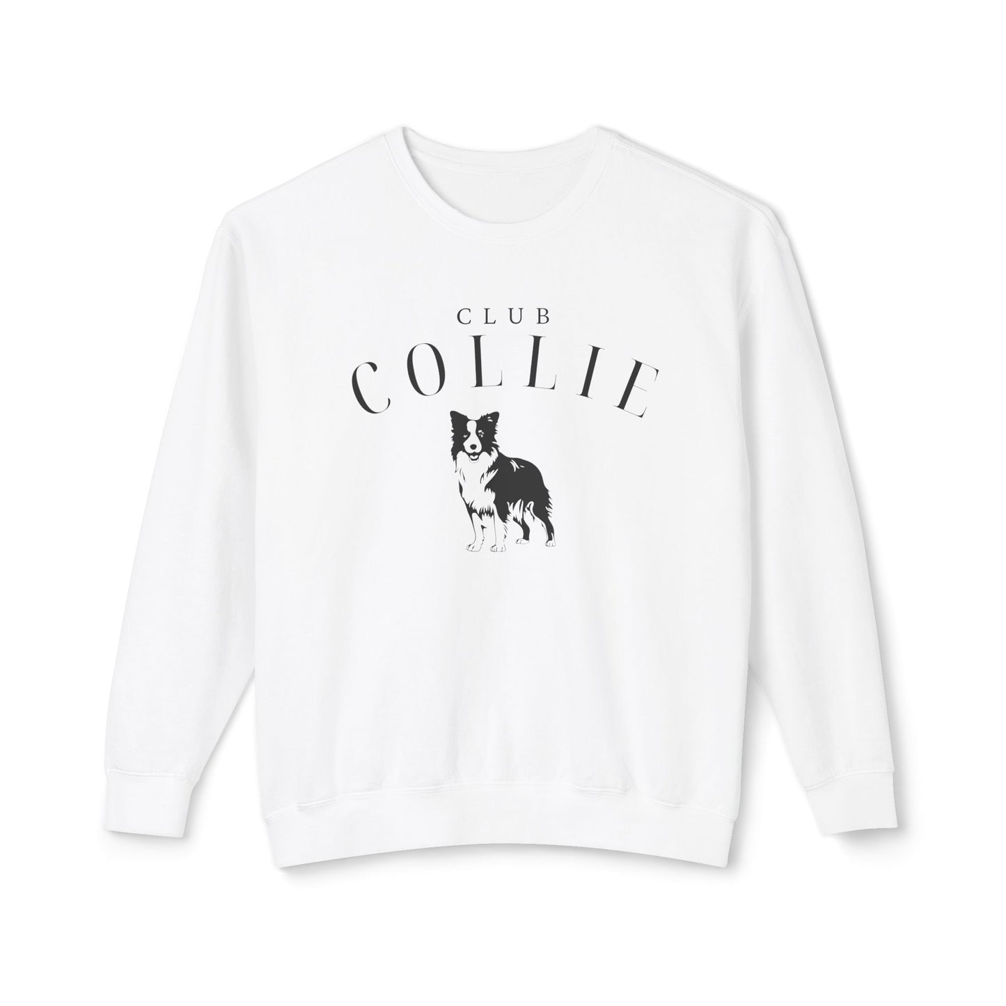 Club Collie - Lightweight Comfort Colors Crewneck Sweatshirt