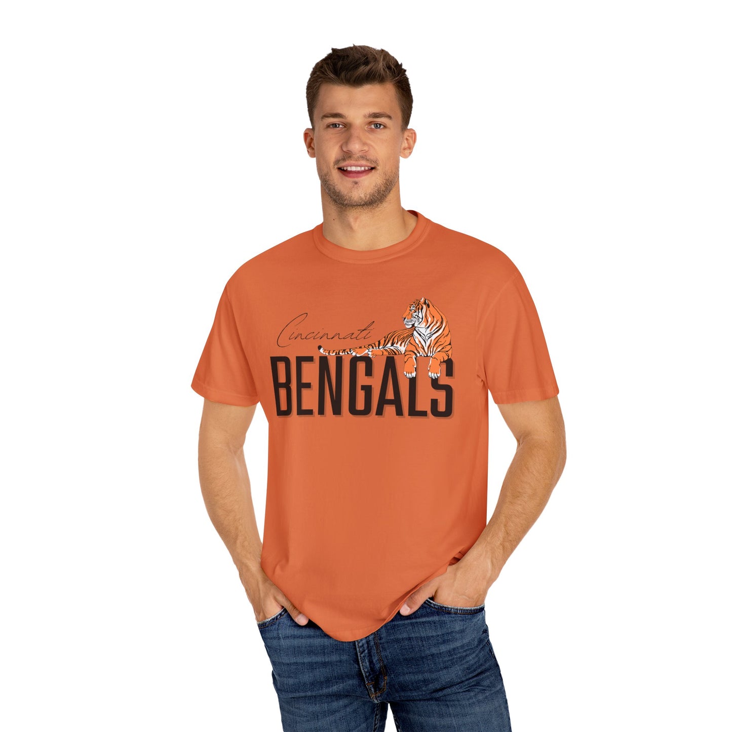 Cincinnati Bengals Tiger- Comfort Colors T-shirt