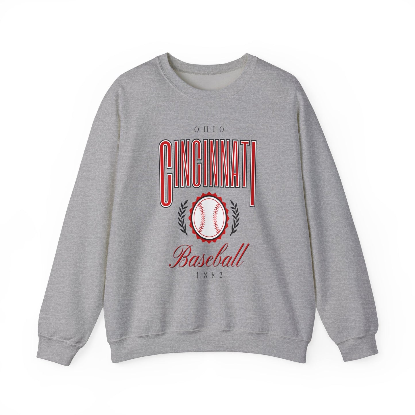 Cincinnati Baseball -Crewneck Sweatshirt