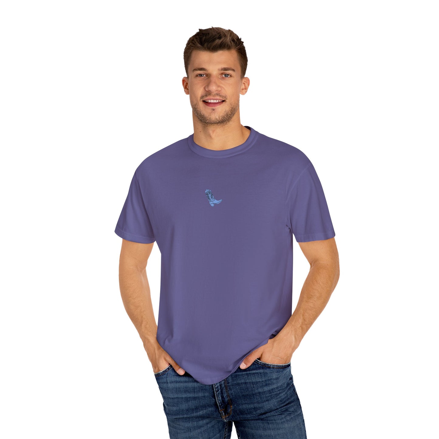 Blue Boot- Comfort Colors T-shirt