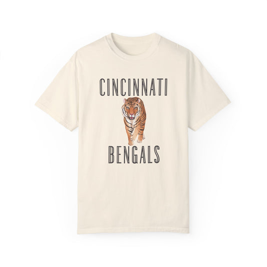 Cincy Bengals Tiger- Comfort Colors T-shirt