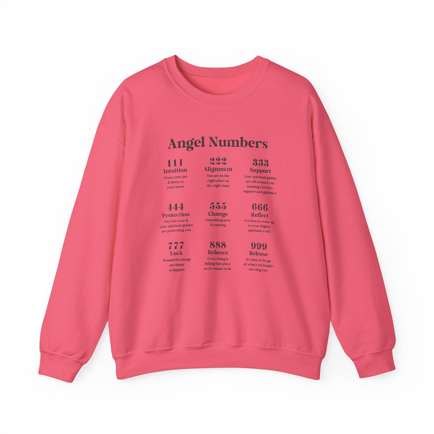 angel numbers crewneck