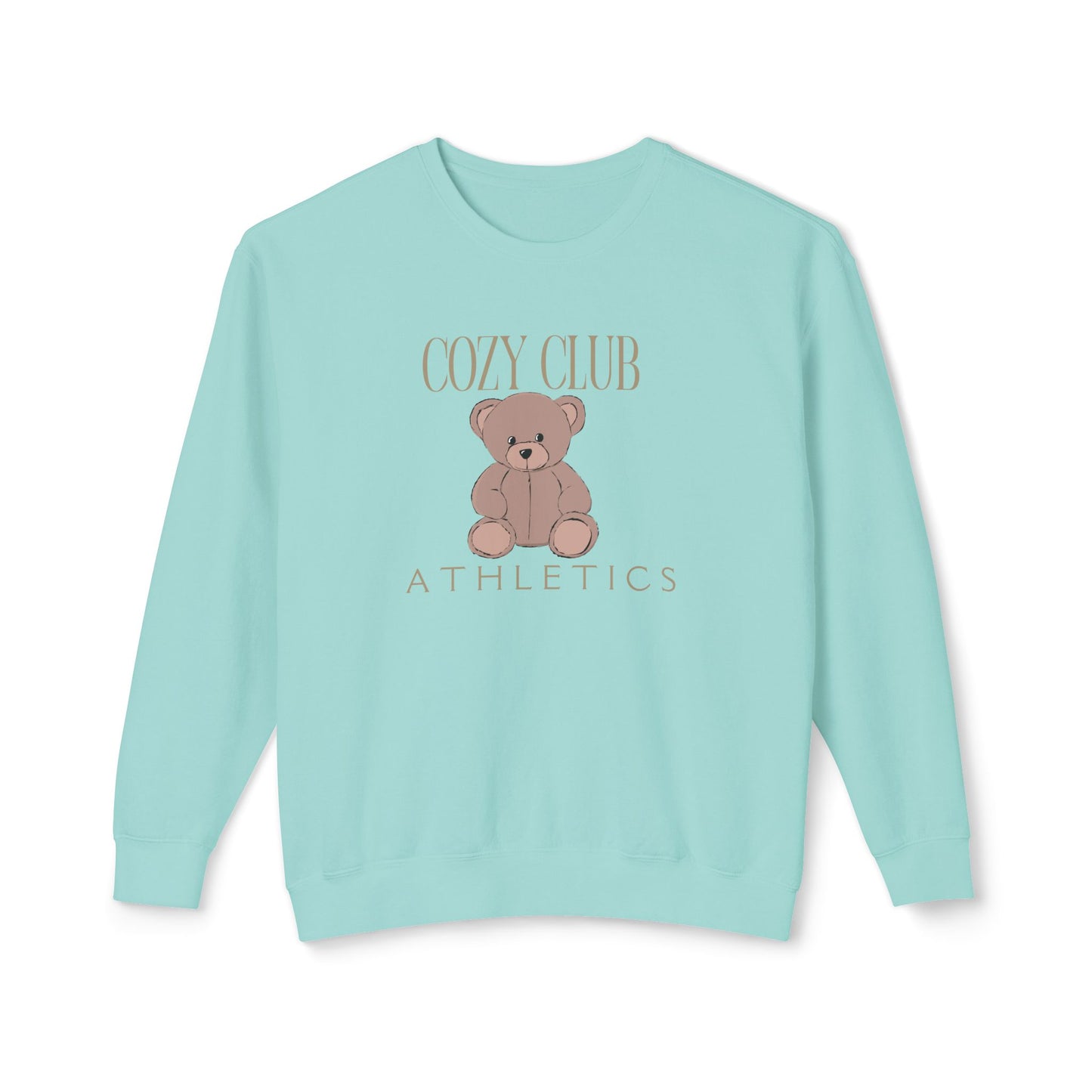 Cozy Club Athletics- Lightweight Comfort Colors Crewneck Sweatshirt