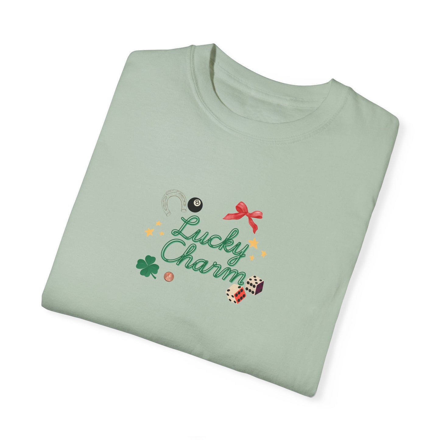 Lucky Charms Unisex Garment-Dyed TShirt - St. Patrick's Day Inspired Tee