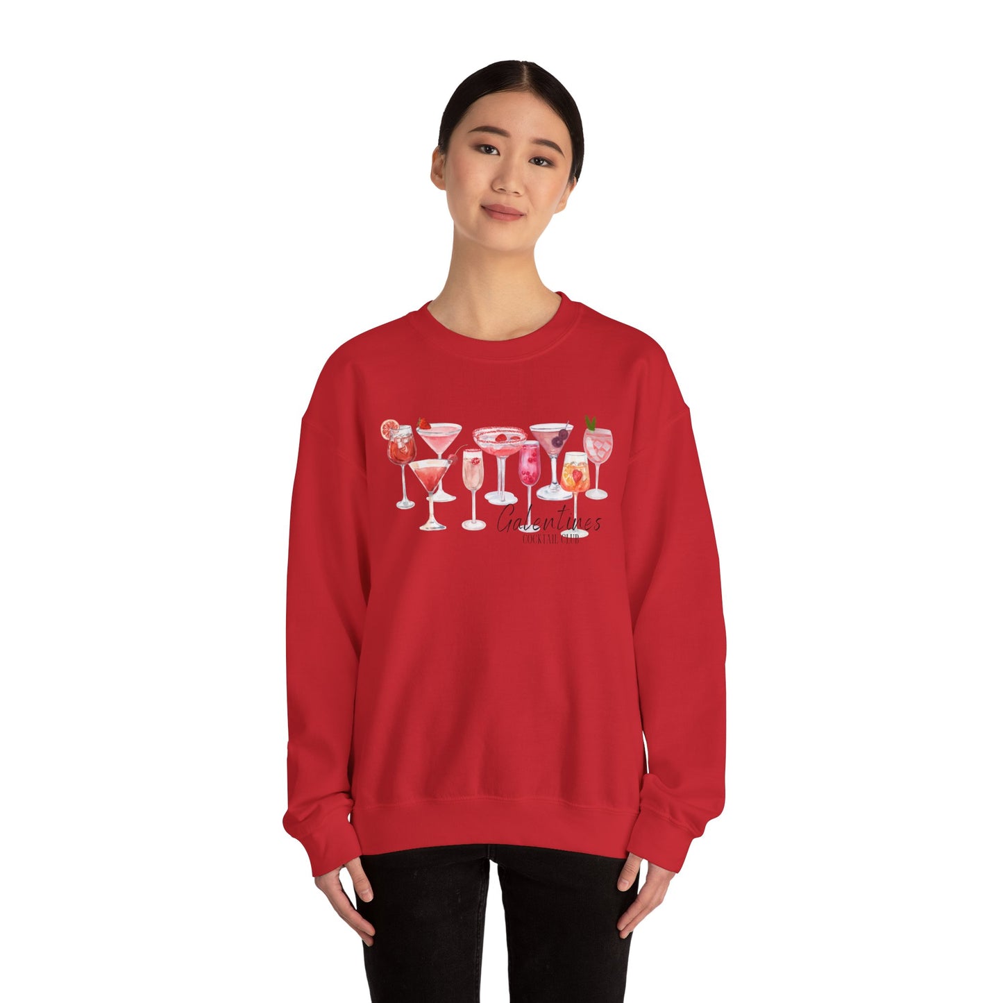 Galentines Cocktail Club - Crewneck Sweatshirt