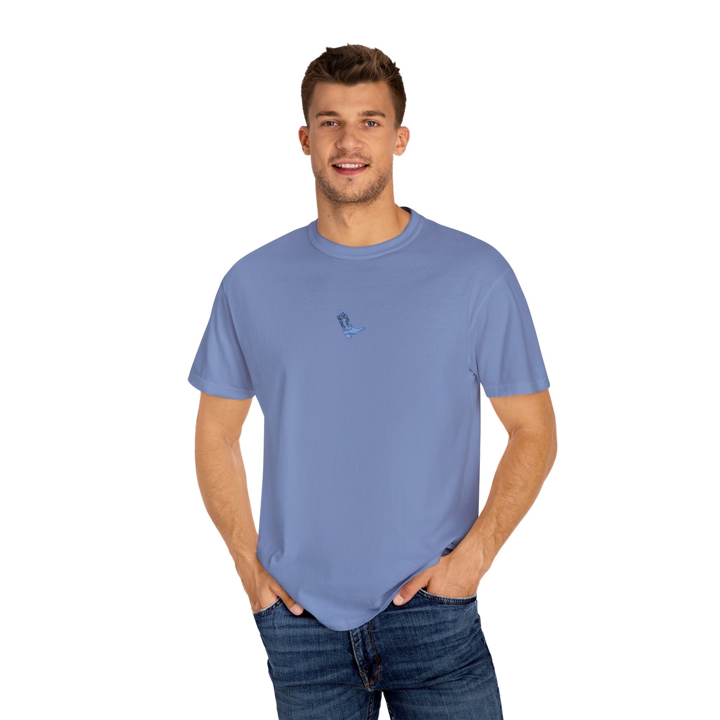 Blue Boot- Comfort Colors T-shirt