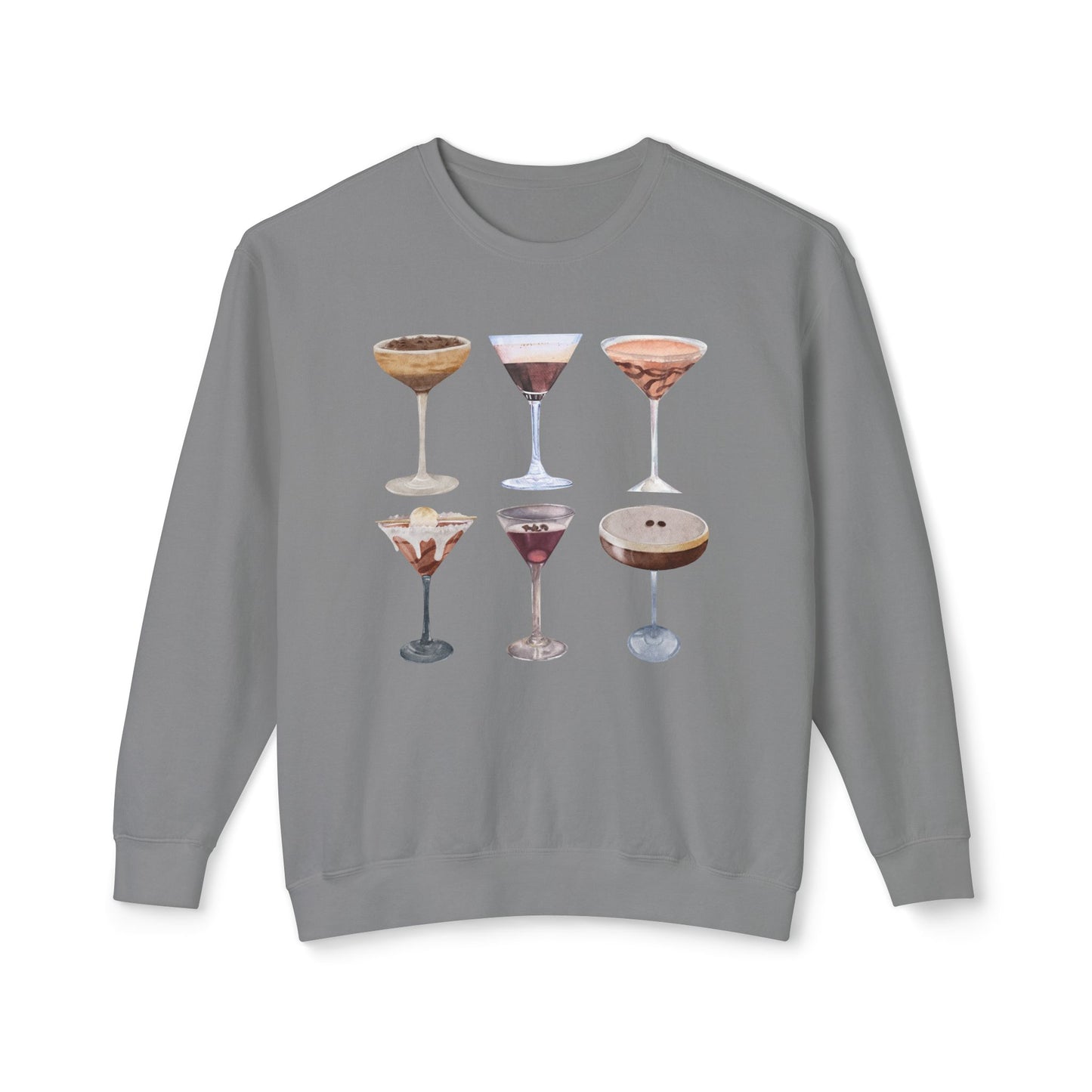 Espresso Martini- Lightweight Comfort Colors Crewneck Sweatshirt