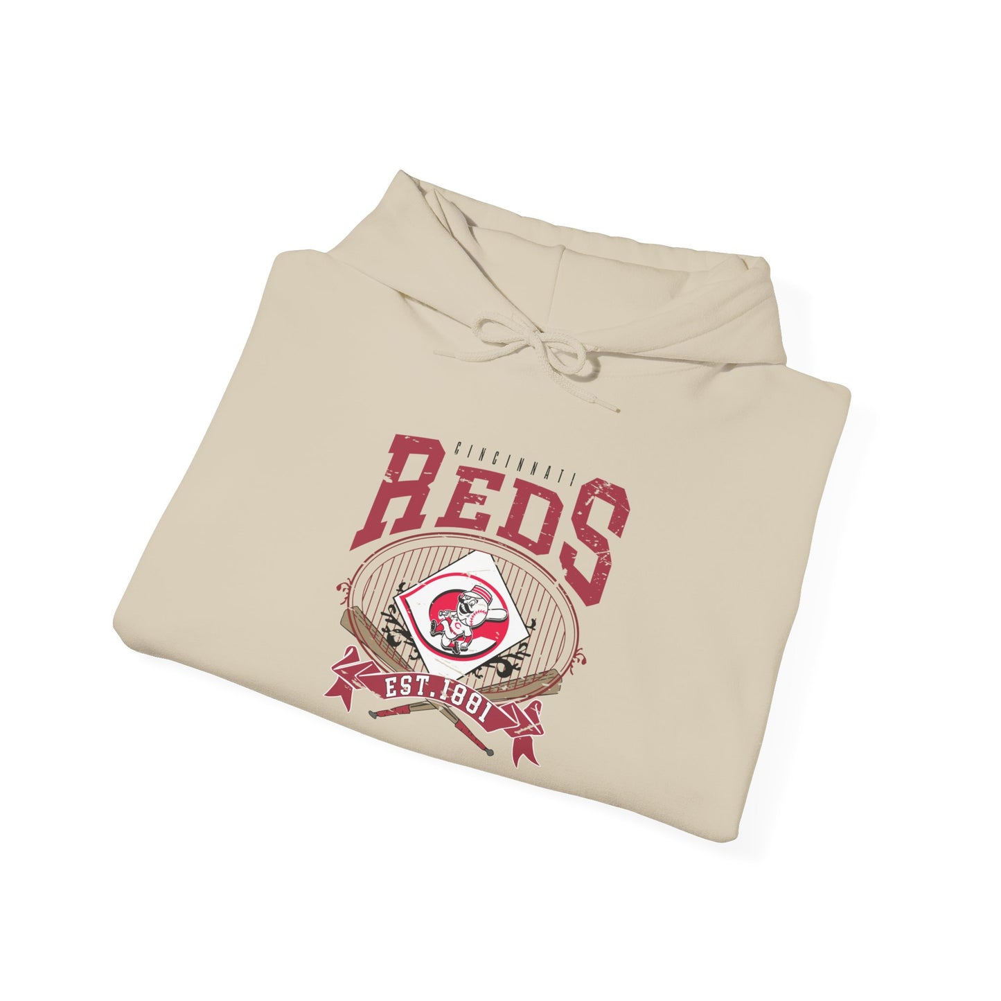 Reds Graphic- Hooded Sweatshirt