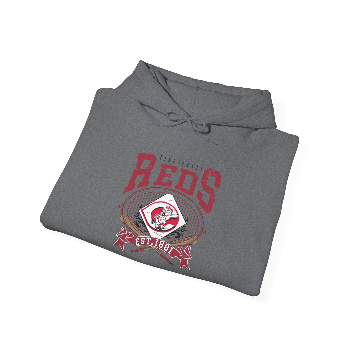 Reds Graphic- Hooded Sweatshirt