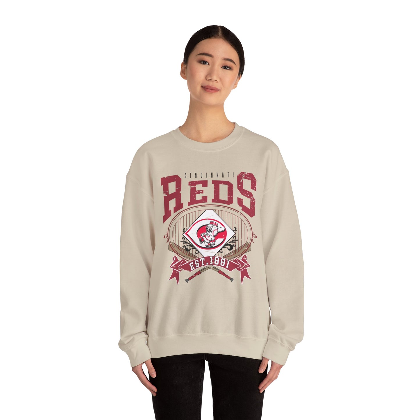 Reds Graphic- Crewneck Sweatshirt