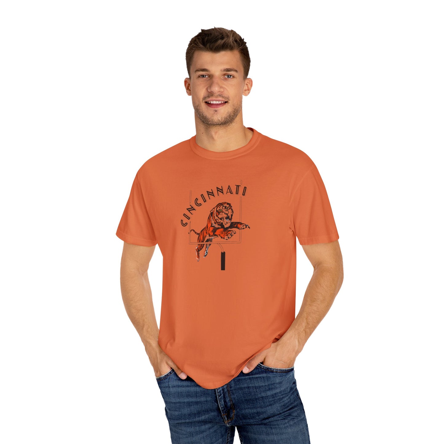 Tiger Touchdown- Comfort ColorsT-shirt