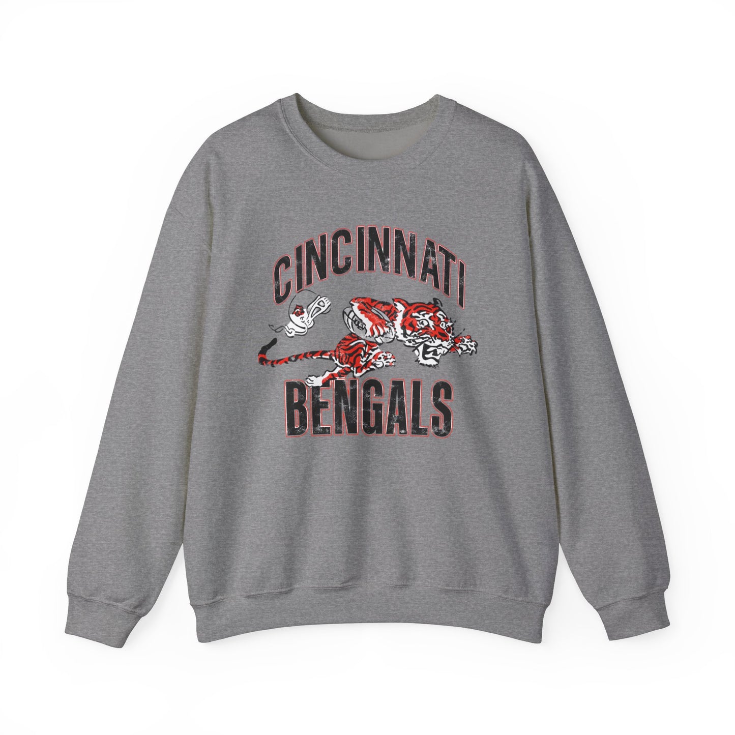 Vintage Bengals Mascot- Crewneck Sweatshirt