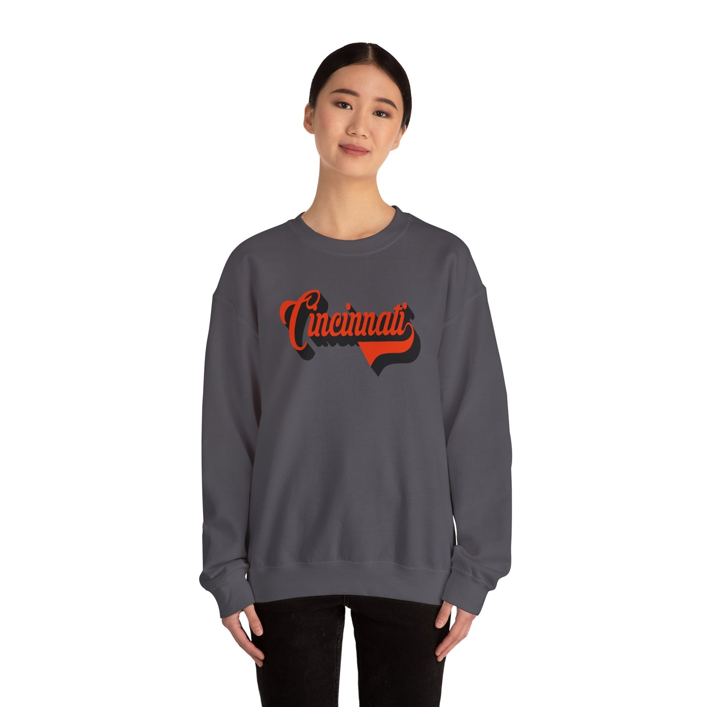 Cincinnati Retro -Crewneck Sweatshirt