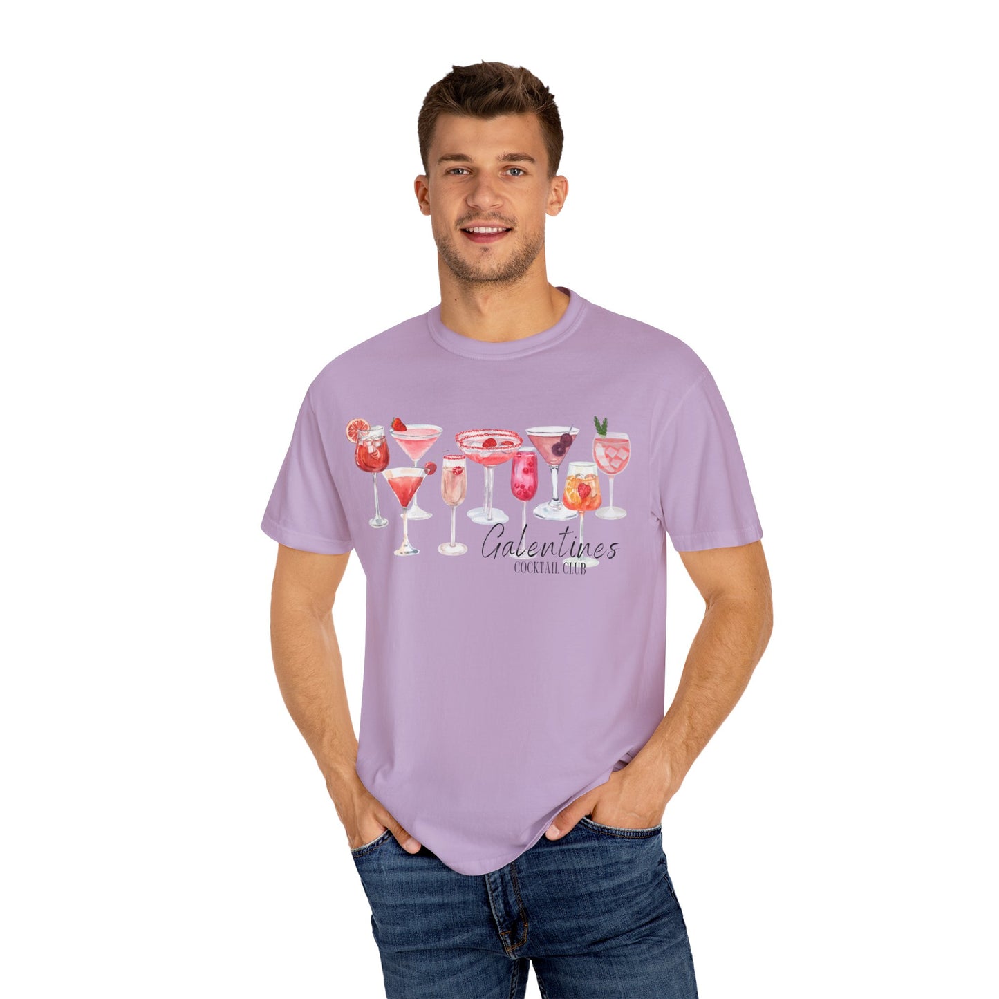 Galentines Cocktail Club- Comfort Colors T-shirt