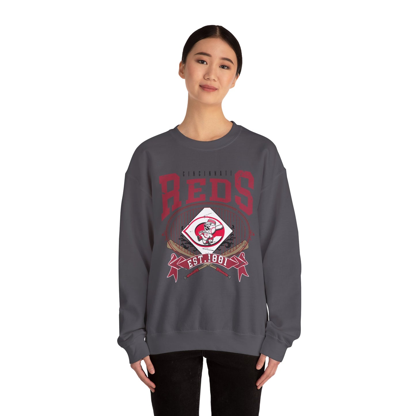 Reds Graphic- Crewneck Sweatshirt