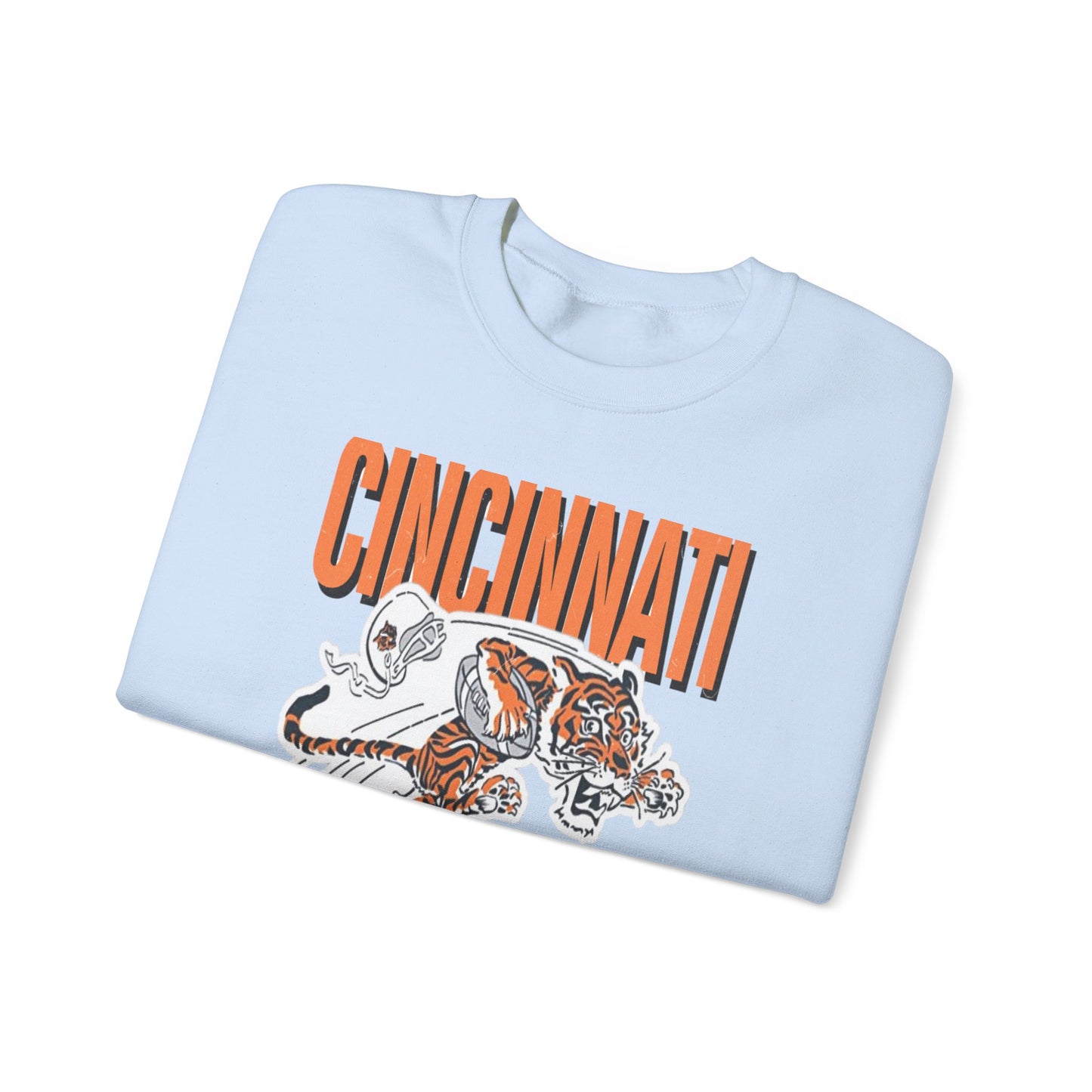 Bengals Vintage Mascot #2- Crewneck Sweatshirt