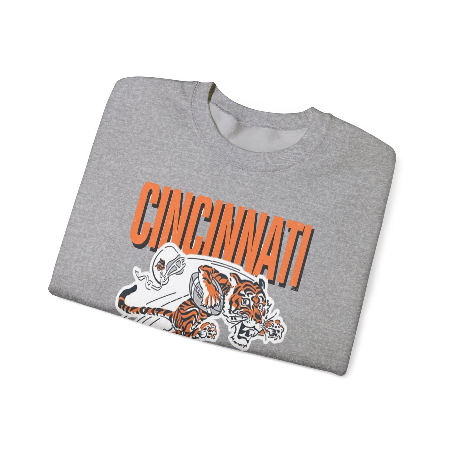 Bengals Vintage Mascot #2- Crewneck Sweatshirt