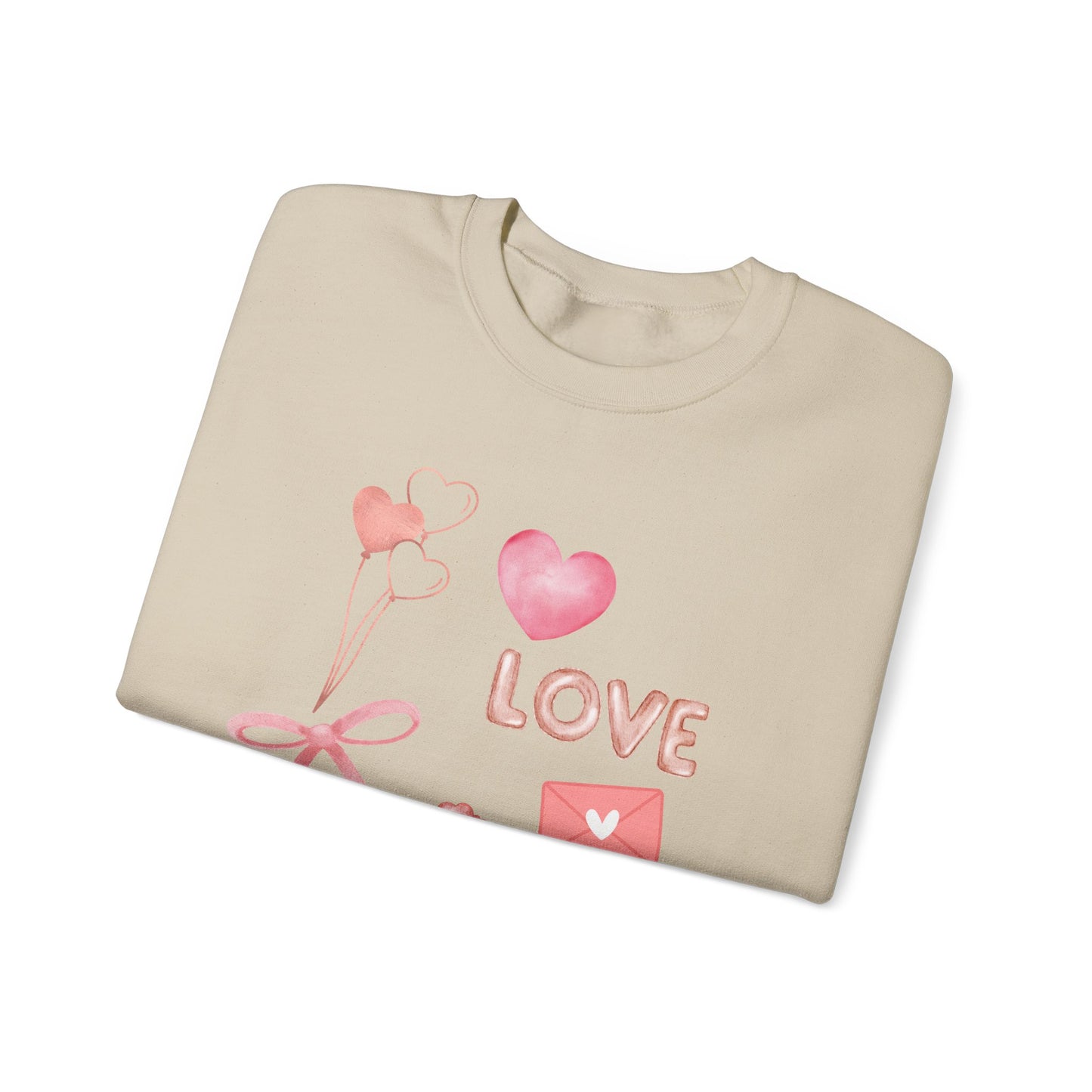 Valentines Collage Crewneck Sweatshirt