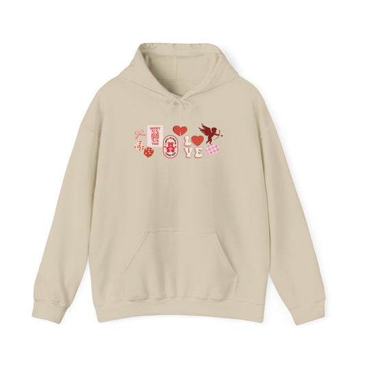 Cupid Collage - Hooded Sweatshirt