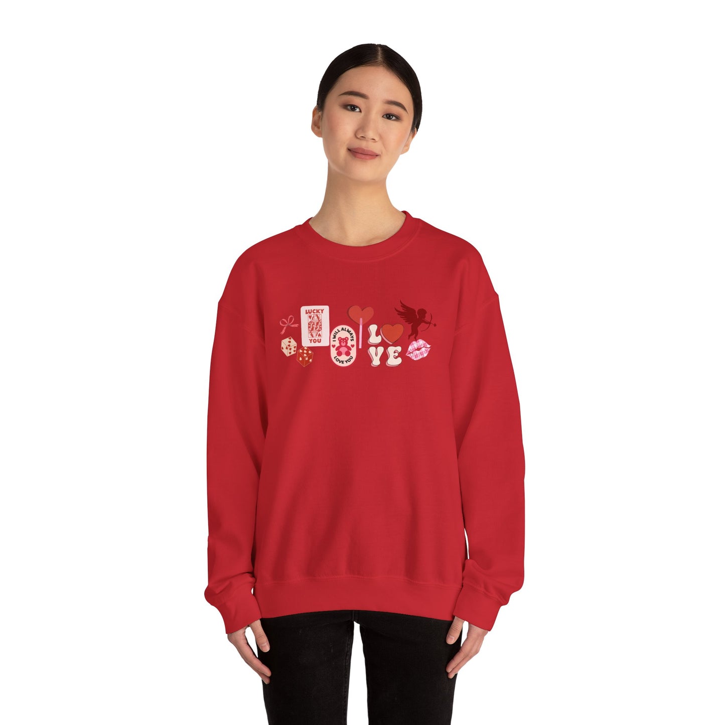 Cupid Collage- Crewneck Sweatshirt