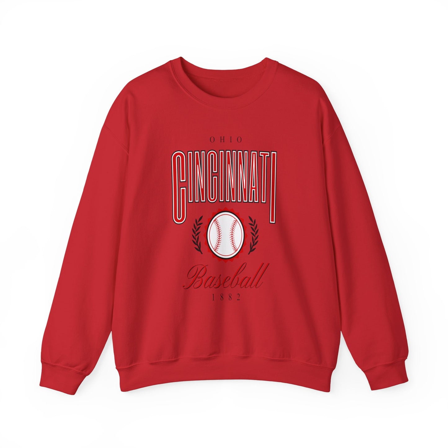 Cincinnati Baseball -Crewneck Sweatshirt