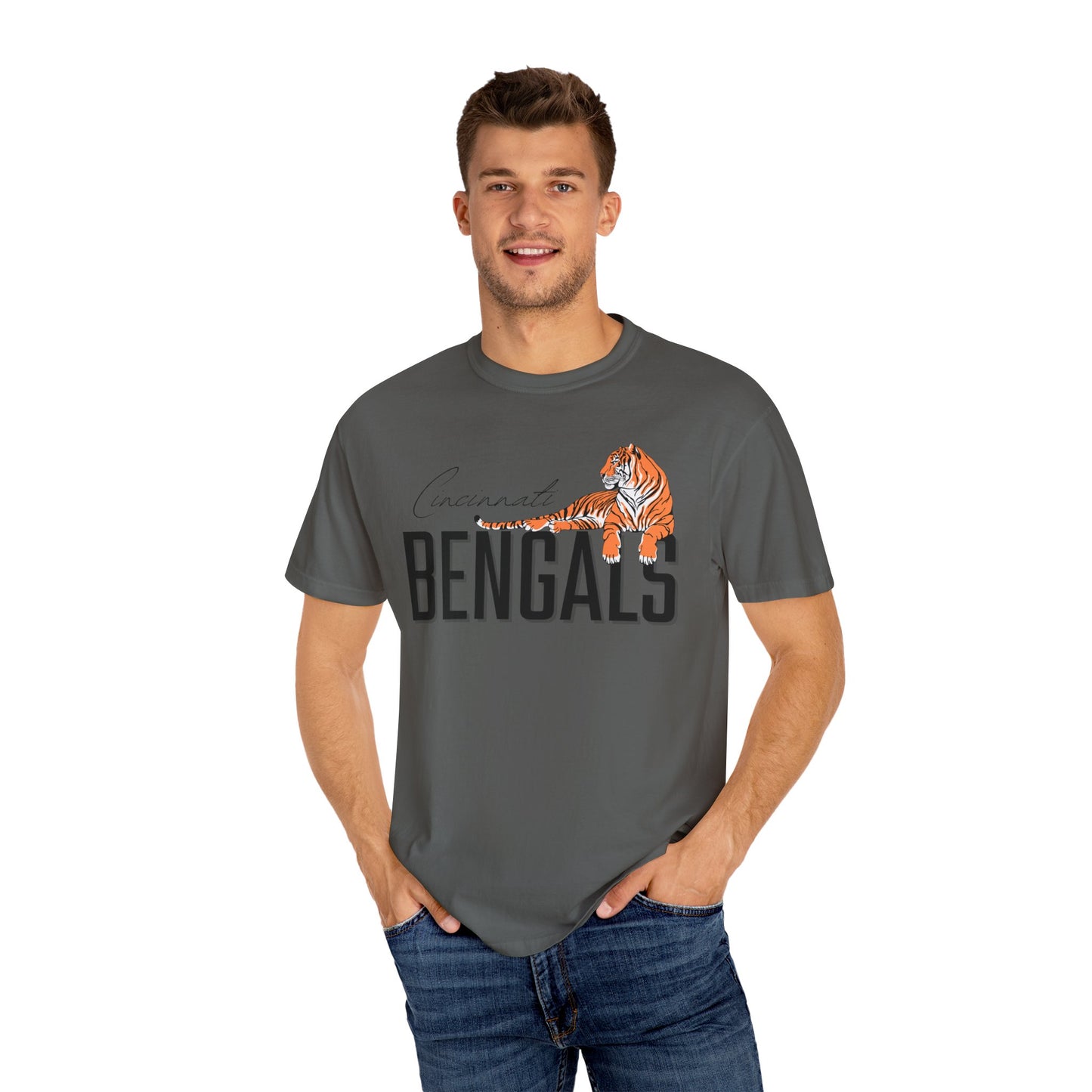 Cincinnati Bengals Tiger- Comfort Colors T-shirt