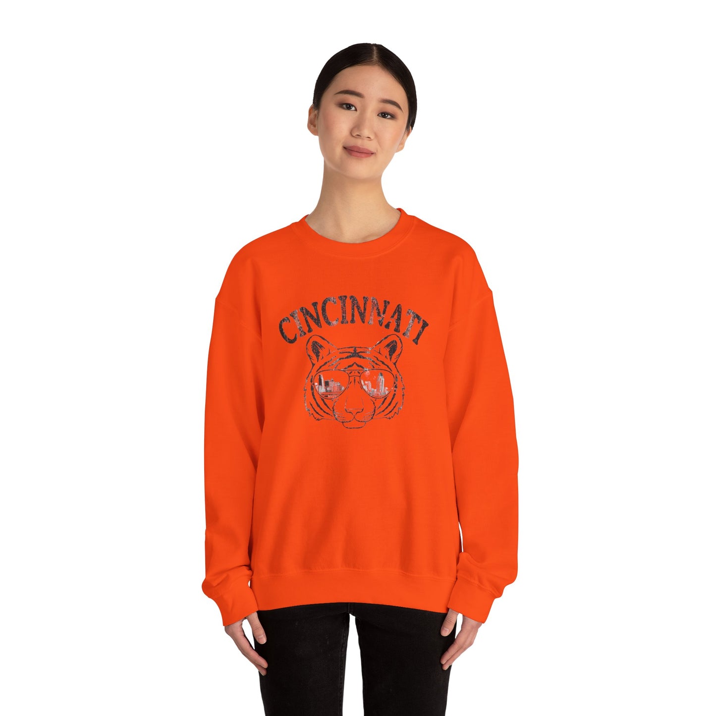 Tiger Glasses -Crewneck Sweatshirt