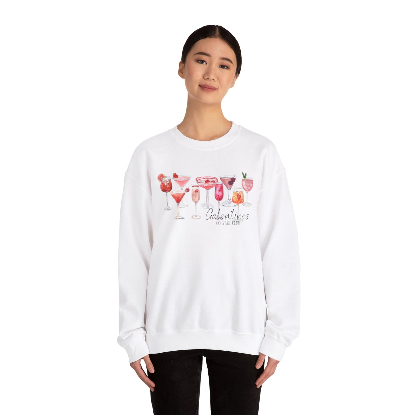 Galentines Cocktail Club - Crewneck Sweatshirt