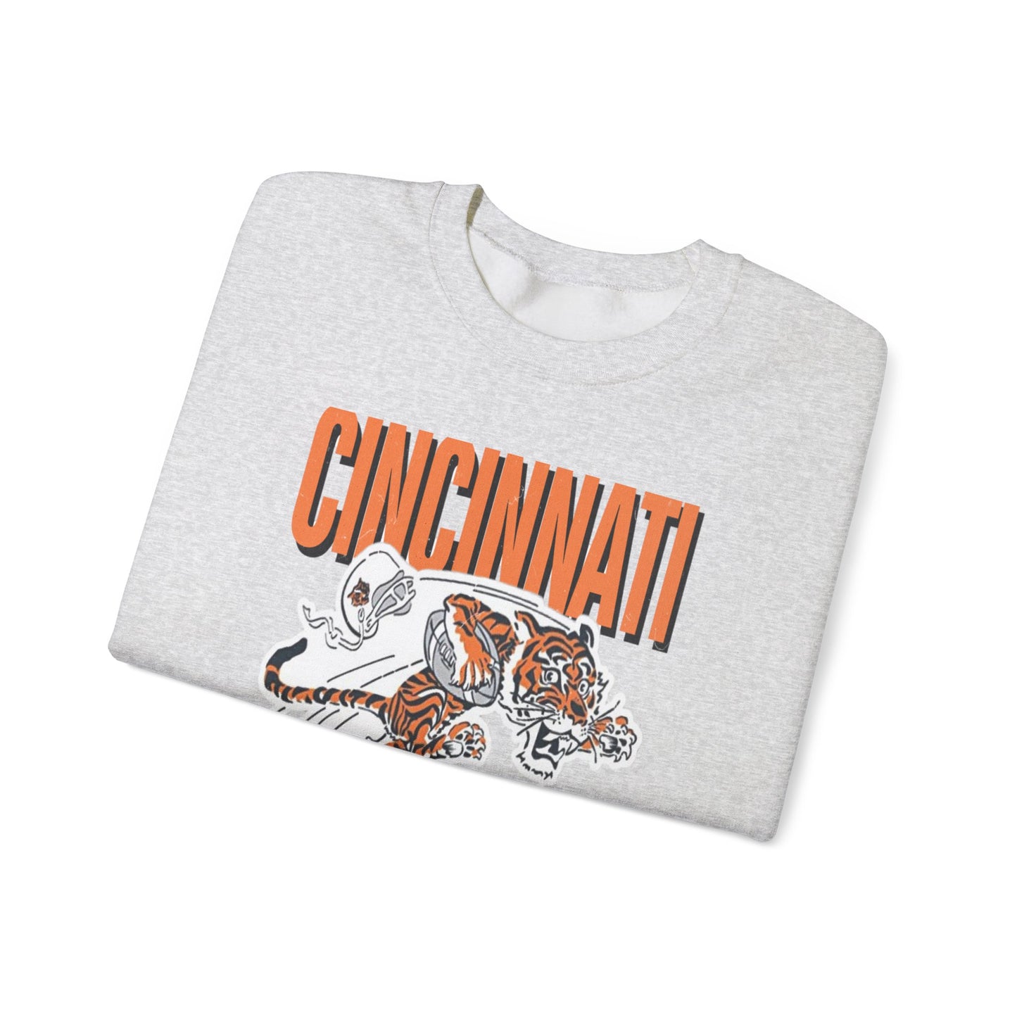 Bengals Vintage Mascot #2- Crewneck Sweatshirt