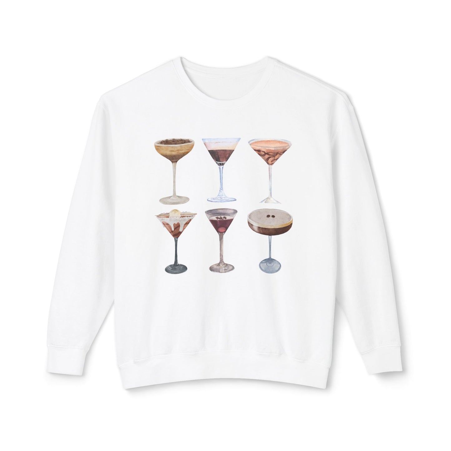 Espresso Martini- Lightweight Comfort Colors Crewneck Sweatshirt